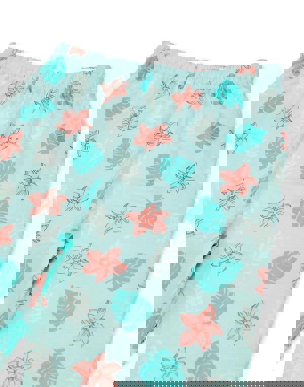 Disney Girls Blue Moana Short Sleeve Long Leg Pyjama Set