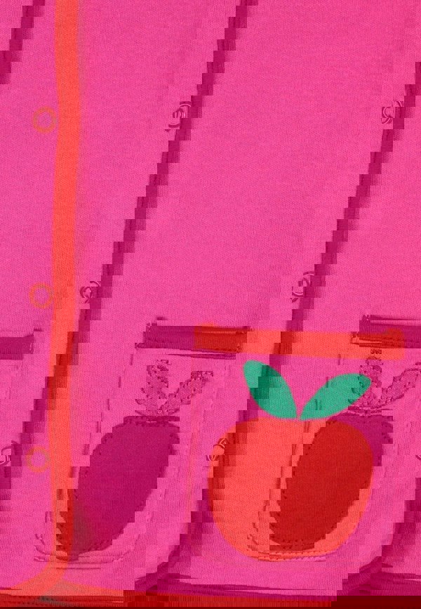 Organic Apple Applique Reversible Jacket - Toby Tiger