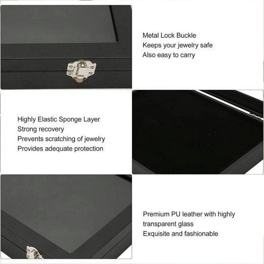 Havendro Display Case Shadow Box Badge Storage Display Storage