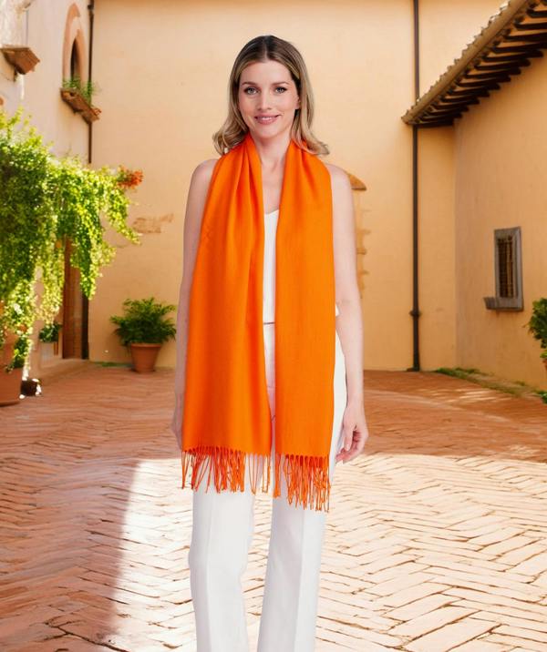 Pia Rossini Pia - Italian Pashmina - Orange