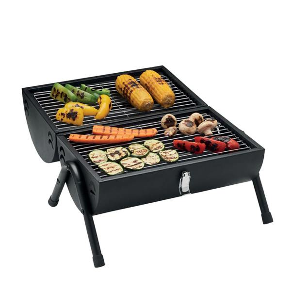 MidOcean Chimey Portable Charcoal BBQ - Black - 