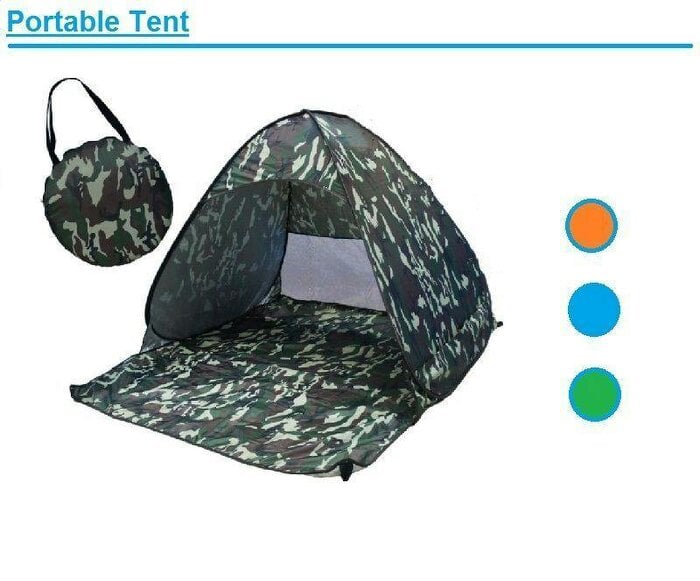HYGRAD BUILT TO SURVIVE Pop Up Portable Beach Canopy Sun Shade Shelter Outdoor Camping Fishing Tent Mesh