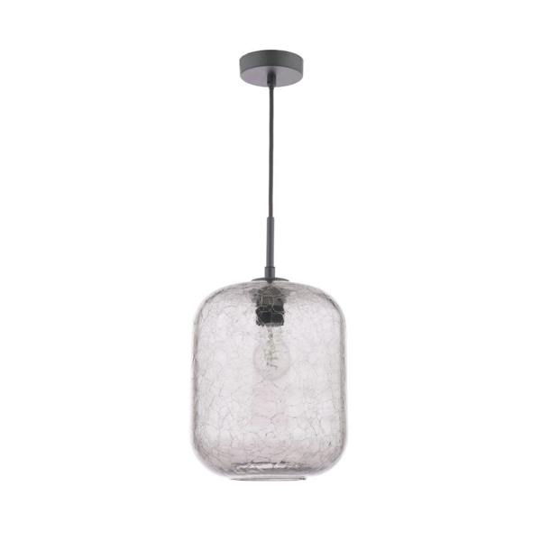 Pagazzi Lighting Quinna 1-Light Smoked Glass Pendant