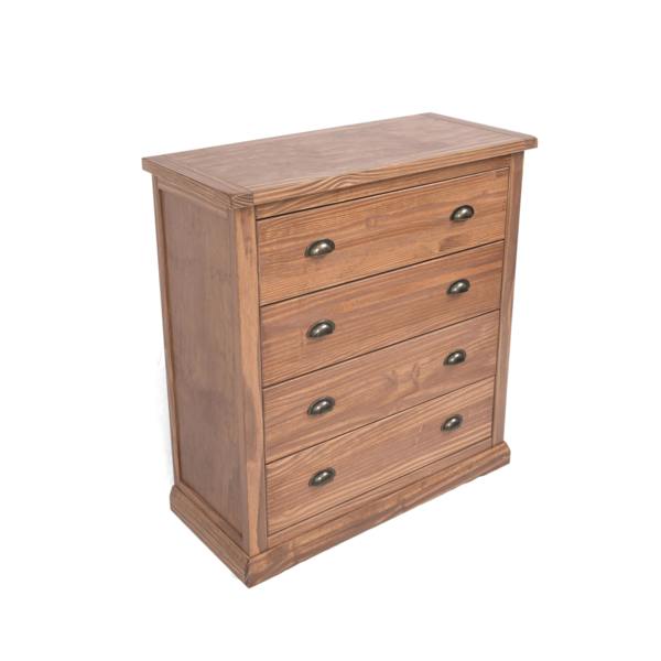 Cabinet Bits Tirolo 4 Drawer Chest of Drawers Brass Cup Handle