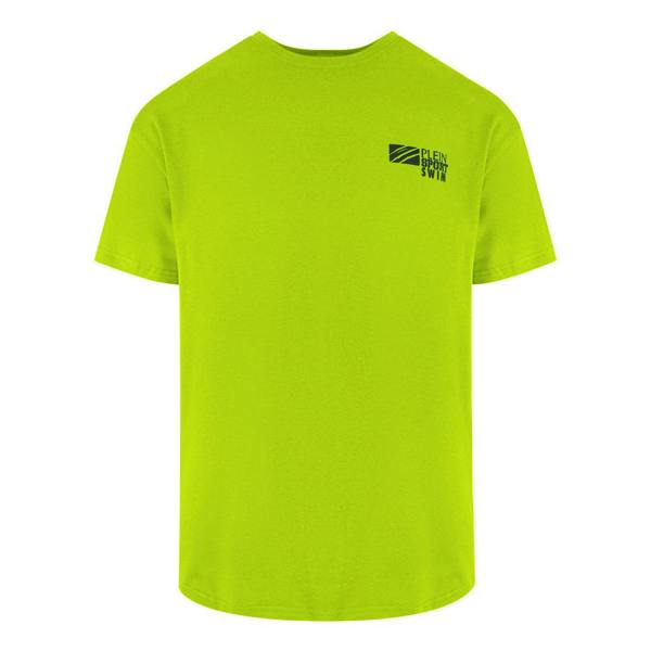 Plein Sport Basic Logo Yellow Fluo T-Shirt