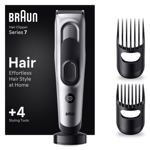 Braun Hair Clipper Series 7 HC7390, Hair Clippers For Men With 17 Length Settings