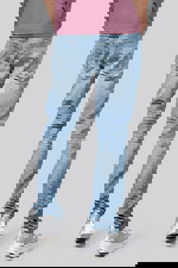 ENORSIA Mens Cotton Blend Slim Fit Jeans