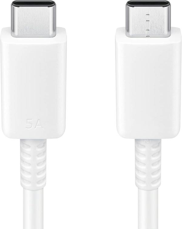 Samsung 1M 5 Amp USB C to USB C Cable White - EP-DN975BWEGWW
