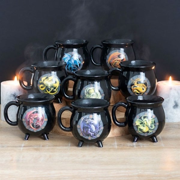Serano Ostara Colour Changing Cauldron Mug by Anne Stokes