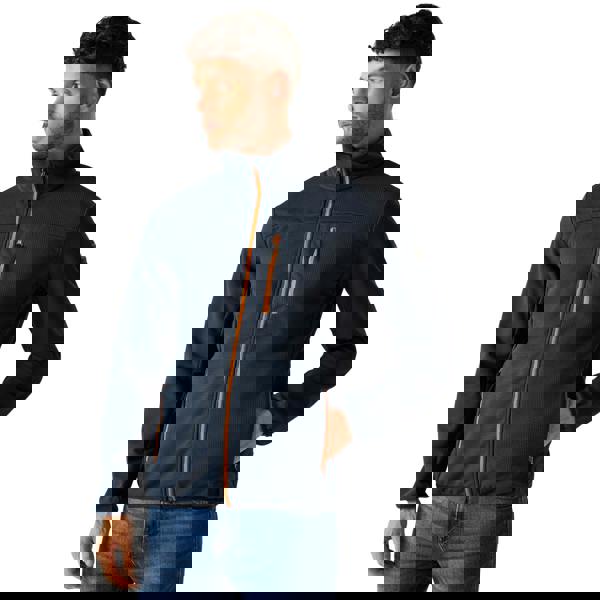 Regatta Mens Romain Waterproof Jacket - Navy/Fox - 