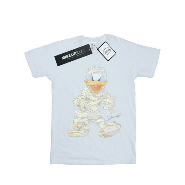 Disney Mens Mummy Donald Duck T-Shirt - White