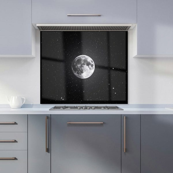 Warren Reed - Designer Lunar Glow in the Night Sky Kitchen Splashback