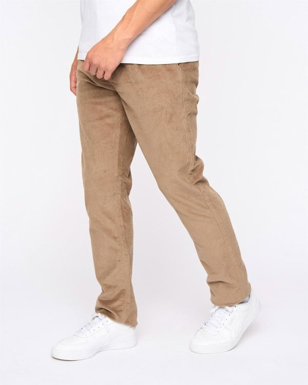 Crosshatch Cordout Loose Pants Biscuit