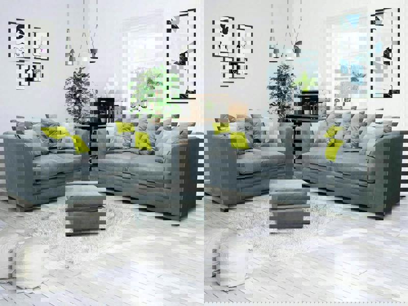 Sofa Scene Chicago Plush Velvet Sofa Range