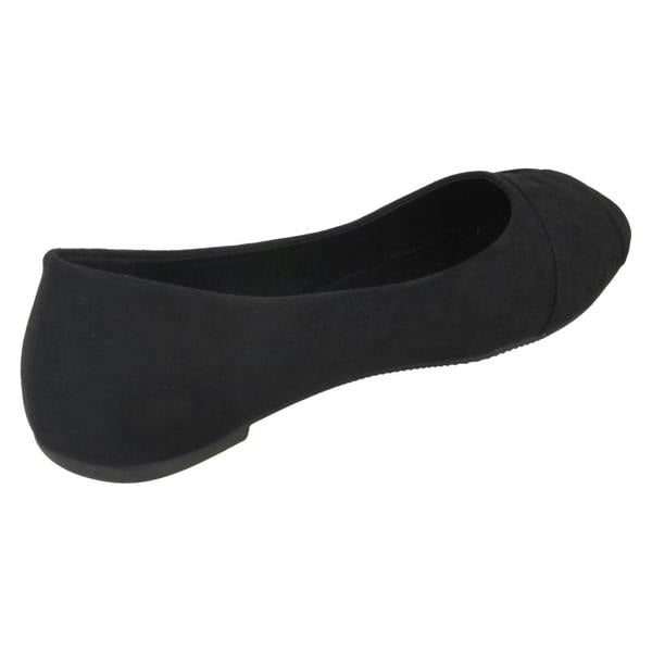 Spot On Ladies Spot On Twist Vamp Ballerinas