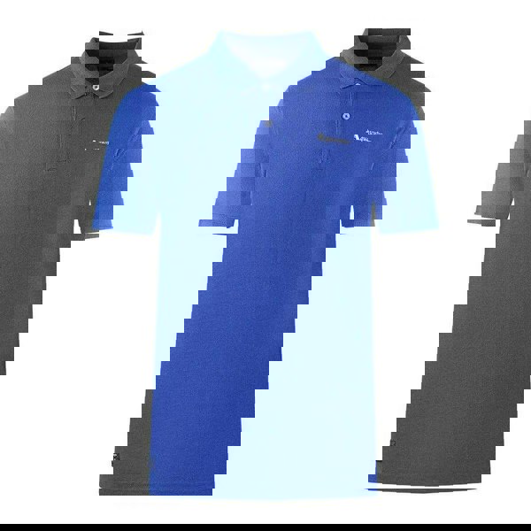 Aquascutum Unisex Adult Plain Logo Polo Shirt - Royal Blue