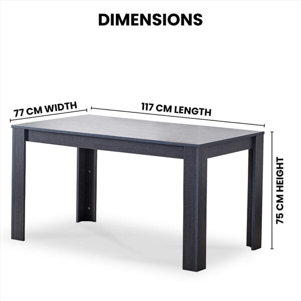 Kosy Koala Dining Table and 4 Chairs With 2 Benches Dark Grey Table 2 Grey Velvet Chairs Wood Table Dining Set Furniture