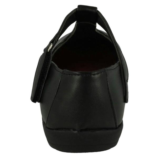 Spot On Girls Spot On Heart Detail T-Bar School Shoes