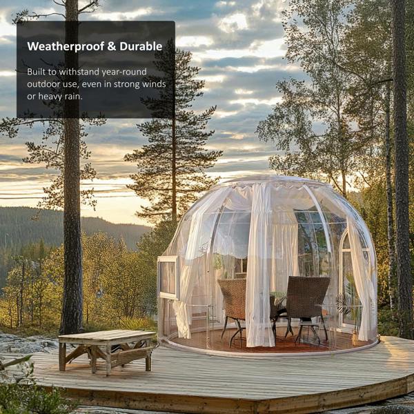 Nicoman Premium PVC Glass Dome – Supplied & Installed