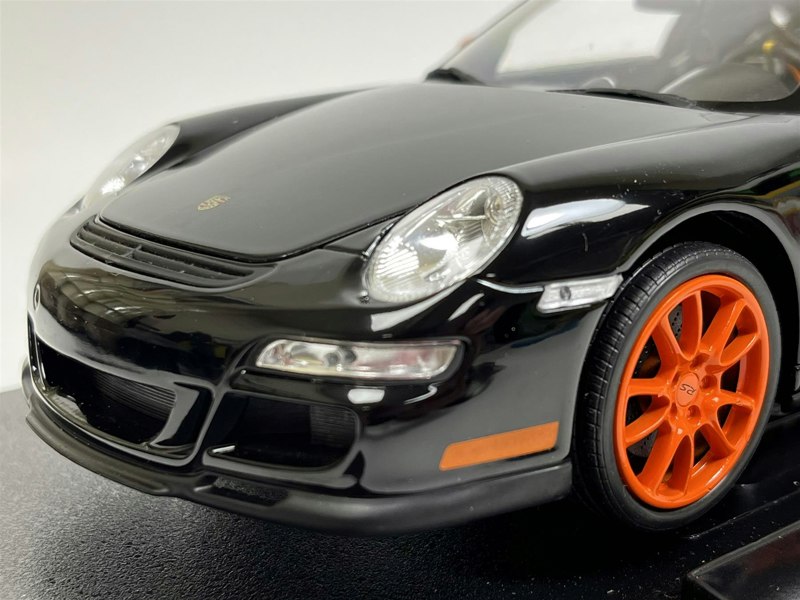 Welly 2007 Porsche 911 997 GT3 RS Black 1:18 Scale Welly 18015bk