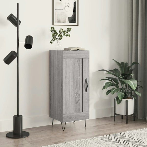Berkfield Sideboard Grey Sonoma 34.5x34x90 cm Engineered Wood
