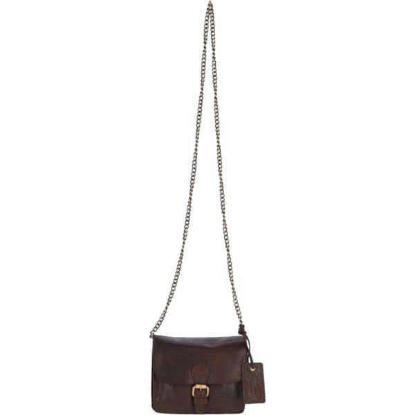 Ashwood Vintage Mini Leather Shoulder Bag With Chain Strap: G27
