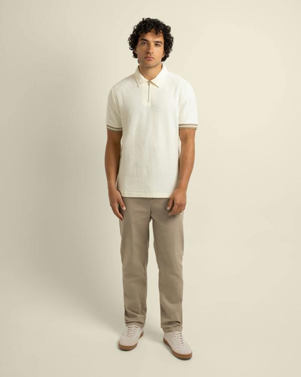 Larsson & Co Odin - Textured Polo Shirt