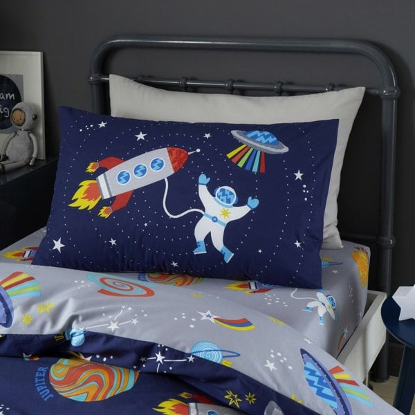 Catherine Lansfield Lost In Space Reversible Duvet Cover Set