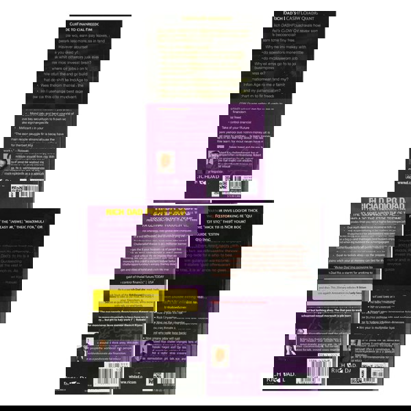 Robert T. Kiyosaki Classics 3 Books Collection Box Set (Rich Dad Poor Dad, Cashflow Quadrant, Guide to Investing)