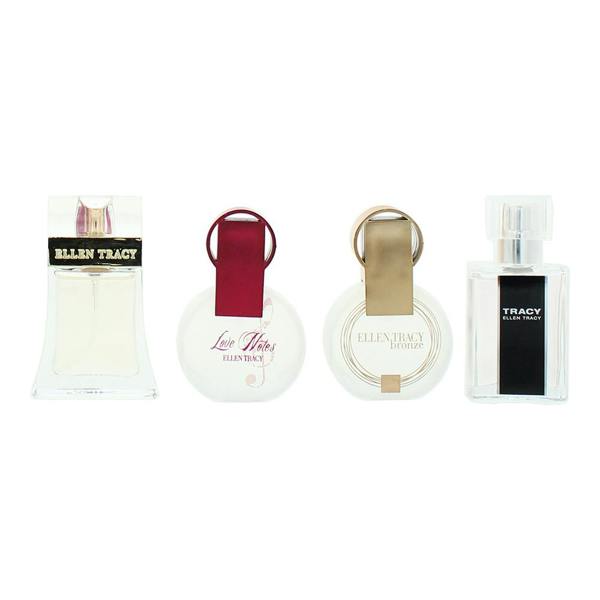 Ellen Tracy Eau de Parfum Gift Set 15ml x 4 Classic, Bronze, Tracy, Love Notes