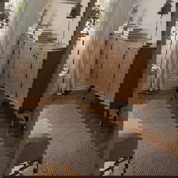 Eleni Wool Rug – Natural Brown Colour