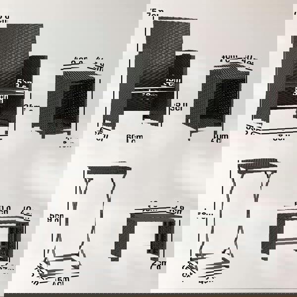 Rattan Leisure Chair Set