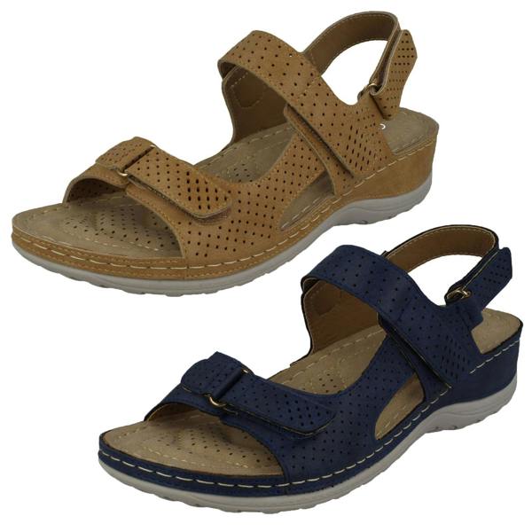 Spot On Ladies Spot On Comfort Sandals F10941