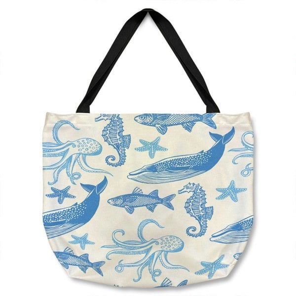 Benjamin Tate Design Sealife Tote bag