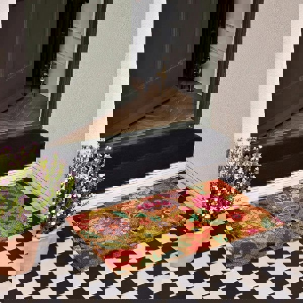 The Rugs Quality Eco-Friendly Coir Doormat 45x75cm Stylish