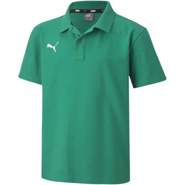 Puma Childrens/Kids TeamGoal 23 Contrast Logo Regular Polo Shirt - Pepper Green - 