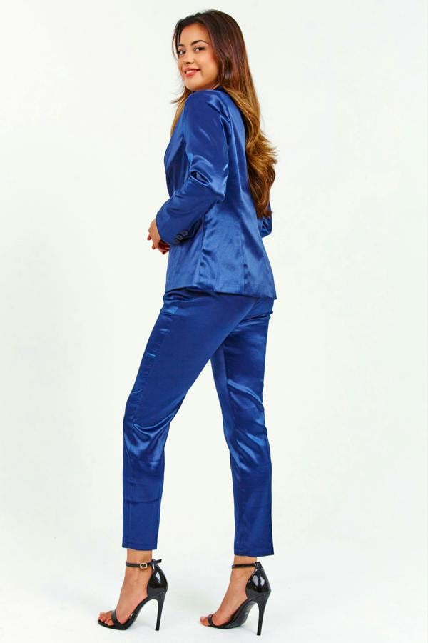 LuvForever Ocean Navy Glossy 2-Piece Suit