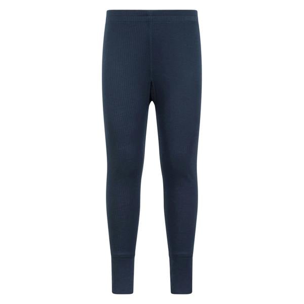 Mountain Warehouse Childrens/Kids Talus Plain Base Layer Set - Navy