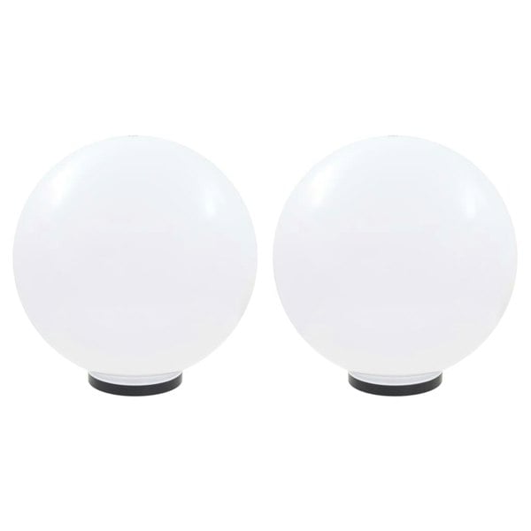 Berkfield LED Bowl Lamps 2 pcs Spherical 50 cm PMMA