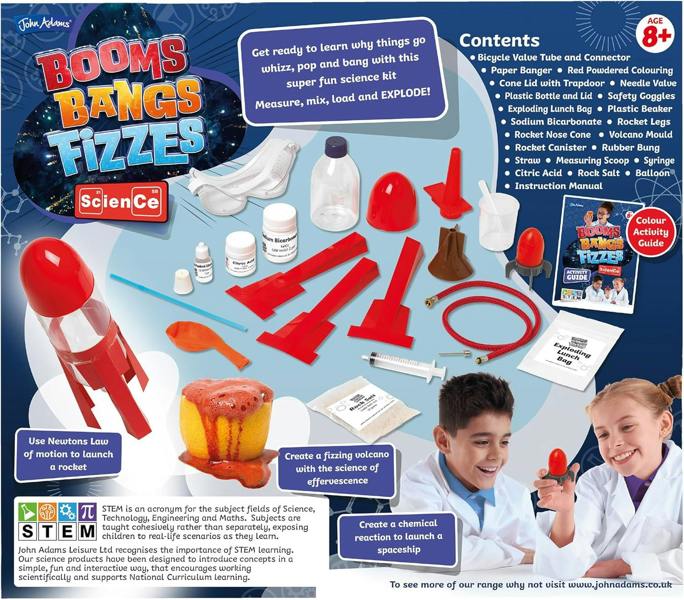 Action Science Booms, Bangs, Fizzes Science Kit
