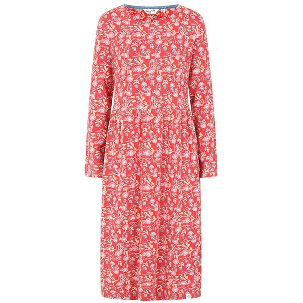 Lazy Jacks LJ534 - Printed Midi Dress - Garland Flowers