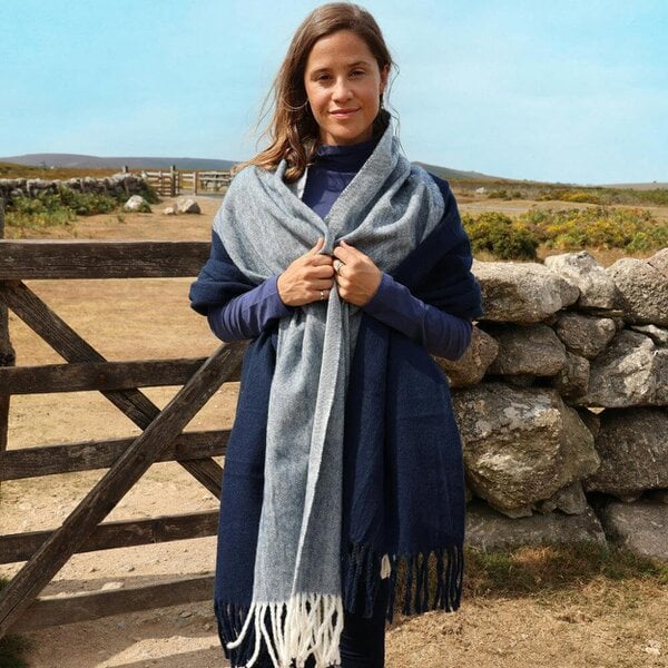 Lazy Jacks LJ226 - Blanket Scarf - Marine