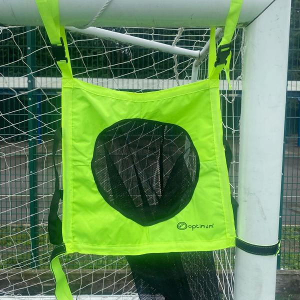 Football Soccer Target, Mesh Bag Carry Bag, Ball Carrier - Optimum