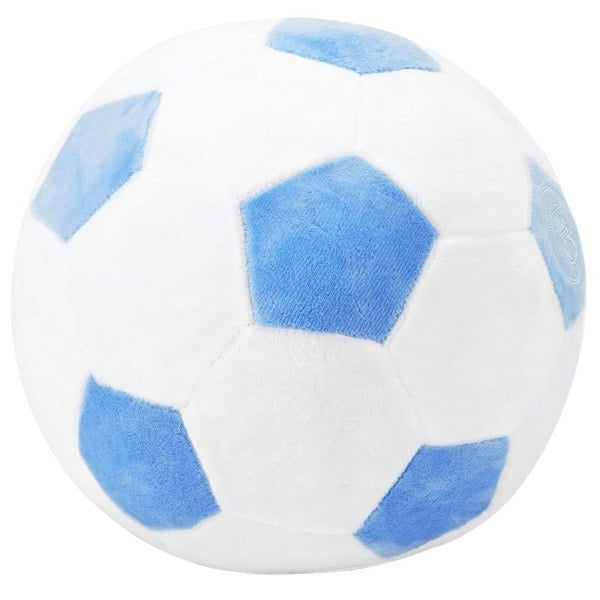 Manchester City FC Football Plush Toy - White/Sky Blue