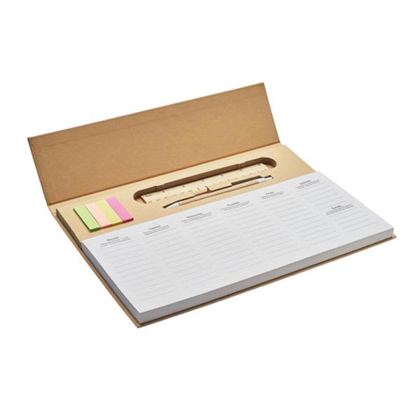 MidOcean Memweek Weekly Planner - Beige - 