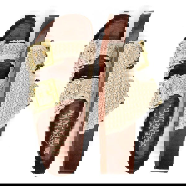 Desert Fleur Super Crochet Women's Natural Sandals