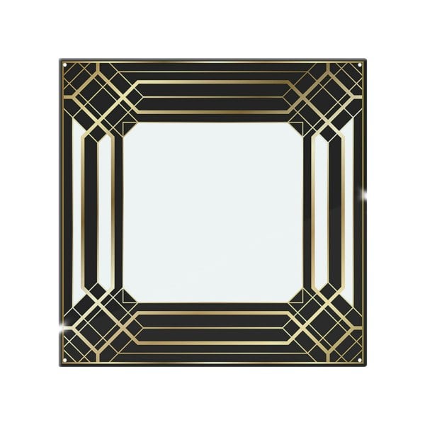 Benjamin Tate Design Art Deco Black Frame Splash Back