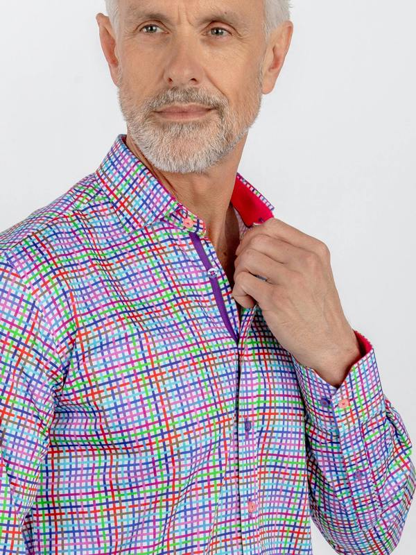 Claudio Lugli Check Gingham Pink Insert