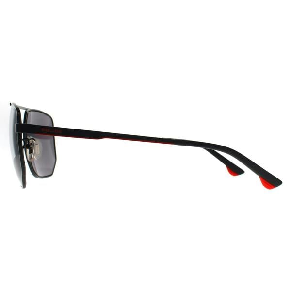 Police Sunglasses SPLB36 Synth 1 H53X Semi Matte Grey Smoke Mirror