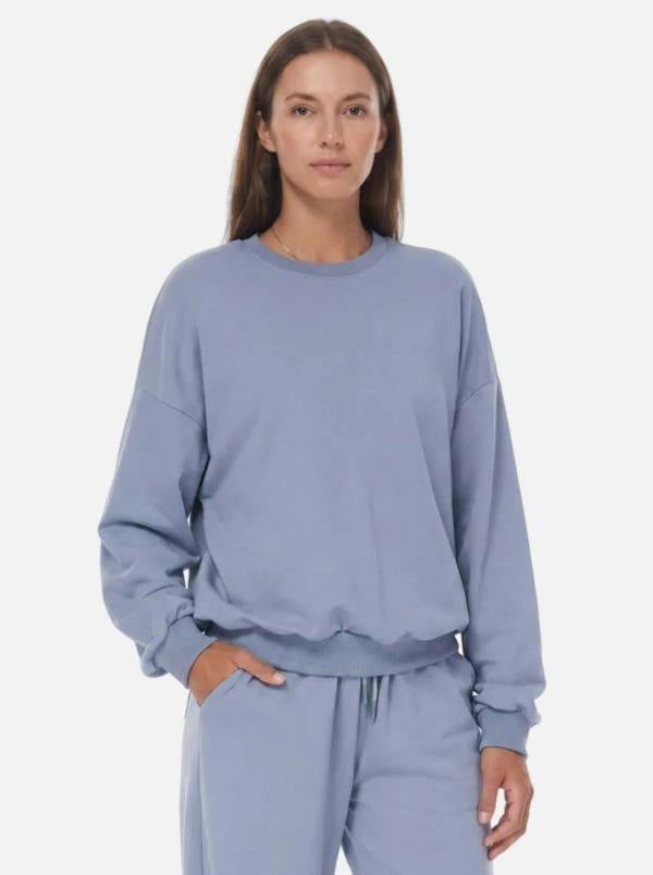 Anniou Relaxed Fit Crewneck Sweatshirt